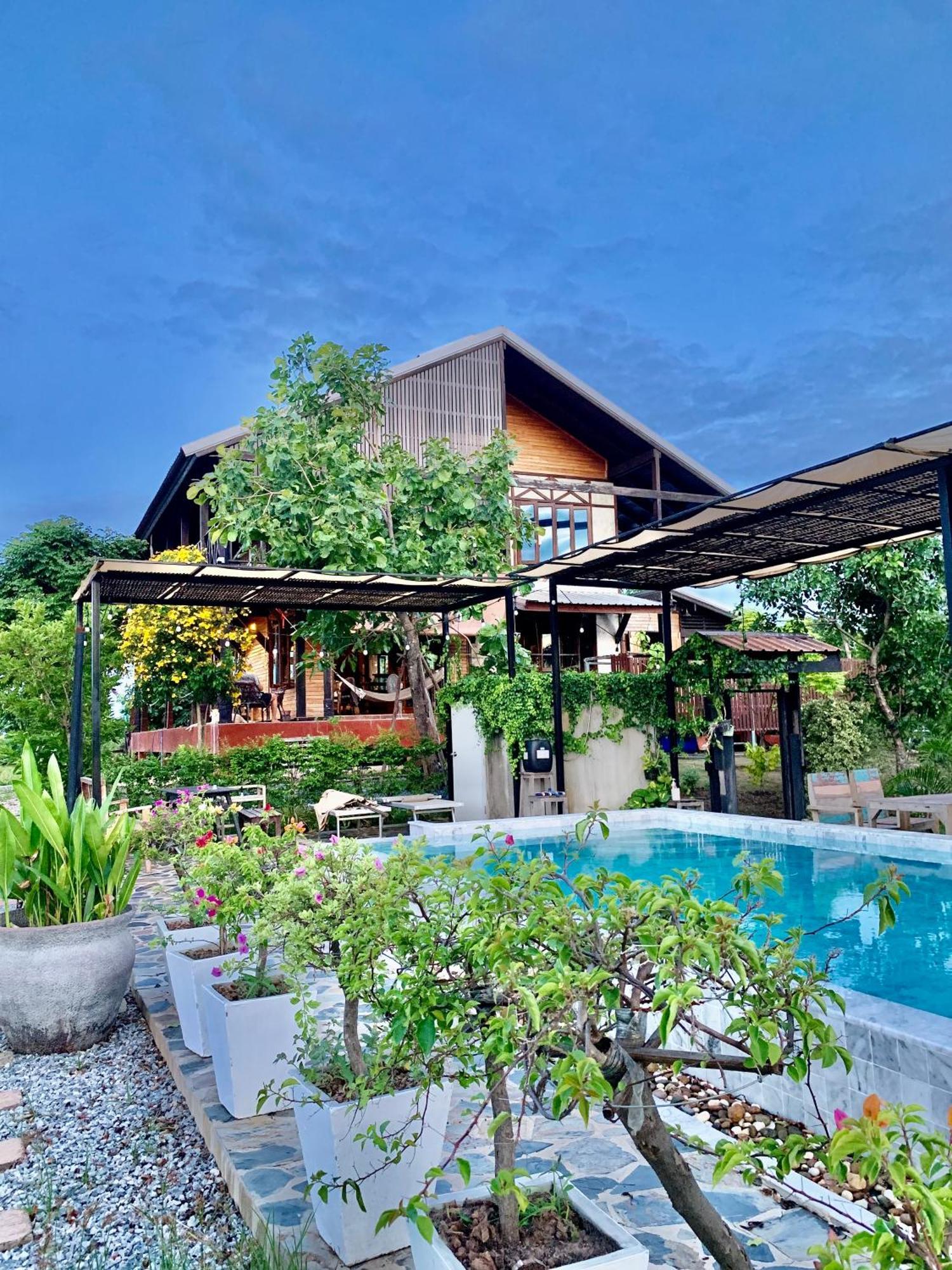 Rang Robin Farmstay For 4 With Pool Ban Wang Muang ภายนอก รูปภาพ